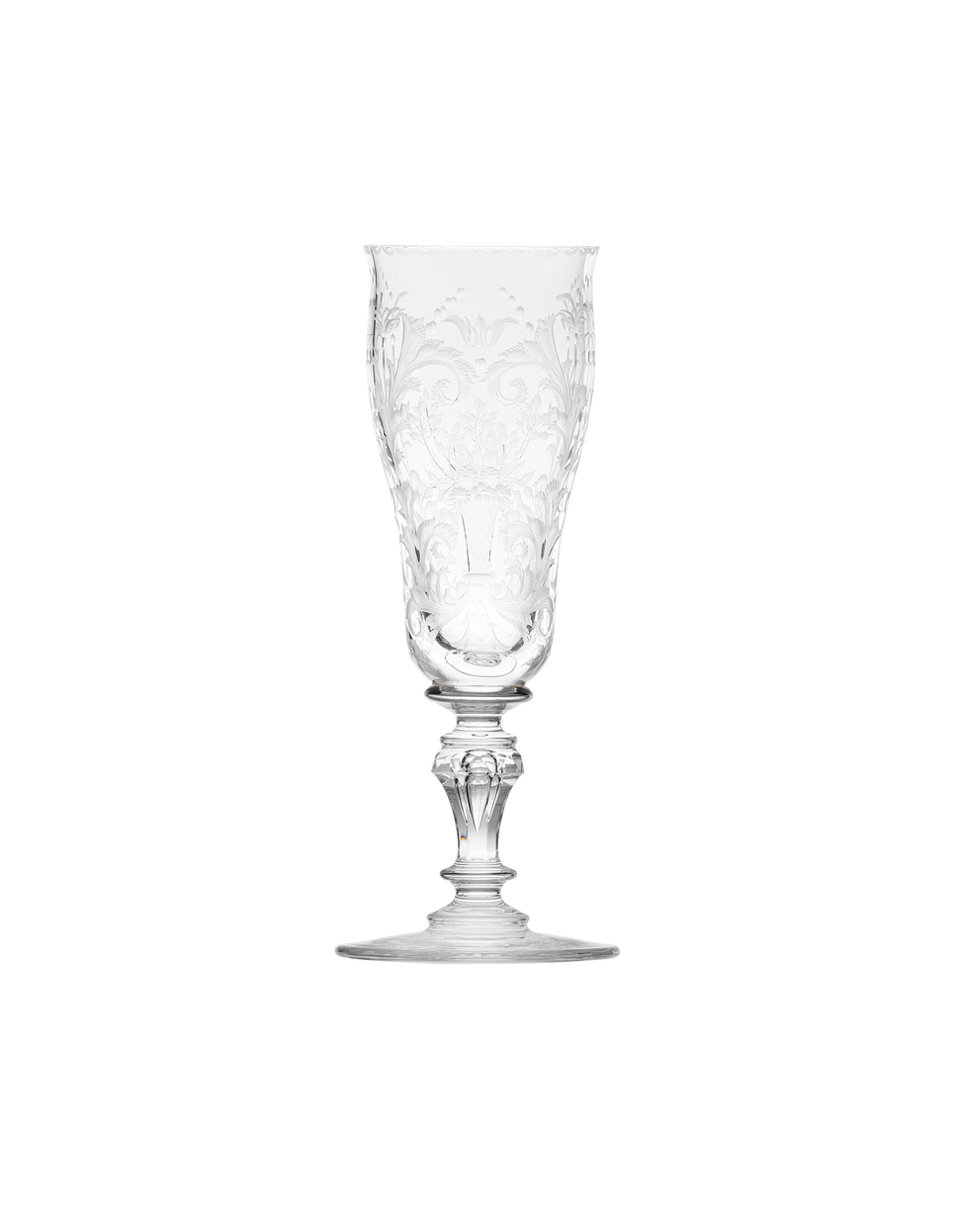 Baroque champagne glass, 120 ml